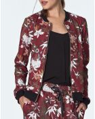 Blouson Agathe bordeaux