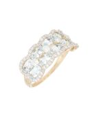 Capiz Diamonds 0,57 ct Topaas 3,5 kt geelgouden ring