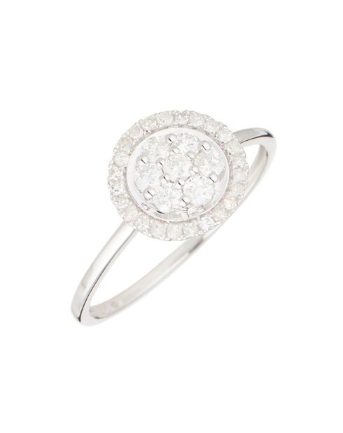 Bague Canberra Diamants 0.39 ct or blanc