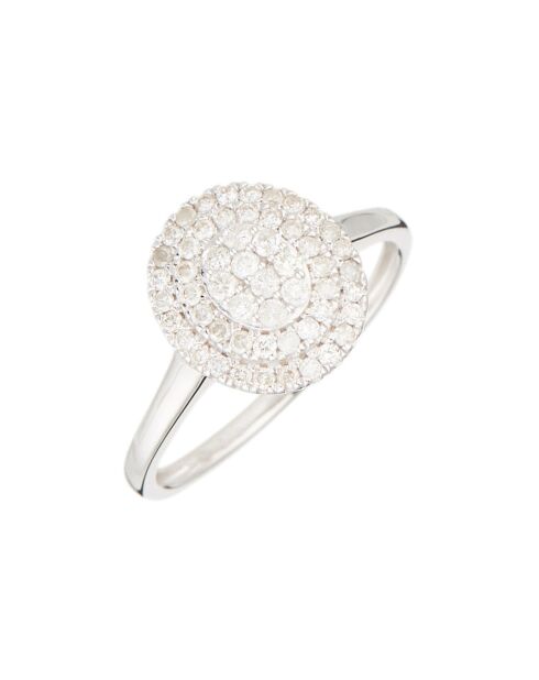 Bague Geelong Diamants 0.44 ct or blanc