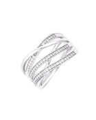 Bague Nos Chemins Diamants 0.19 ct or blanc