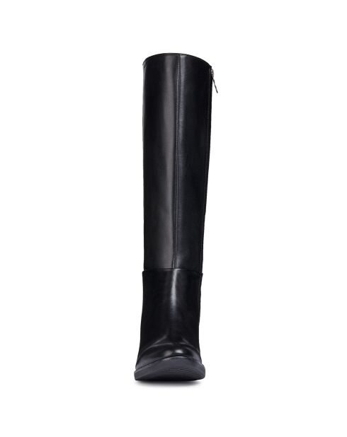Bottes en Cuir Marie noires