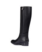 Bottes en Cuir Marie noires