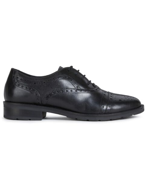 Richelieus en Cuir Sandra noires