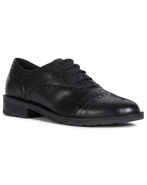 Richelieus en Cuir Sandra noires