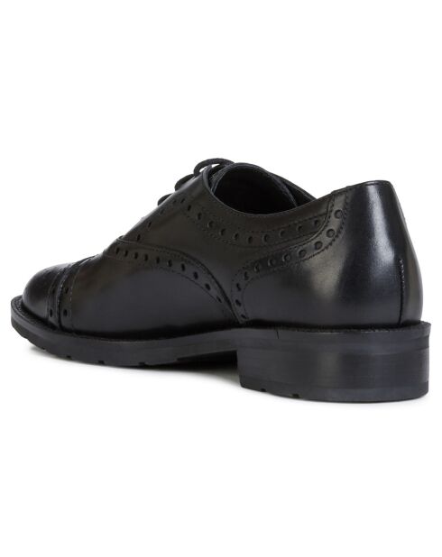 Richelieus en Cuir Sandra noires