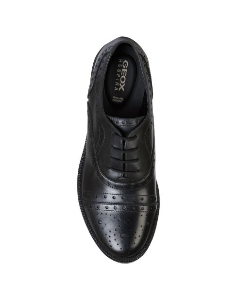 Richelieus en Cuir Sandra noires