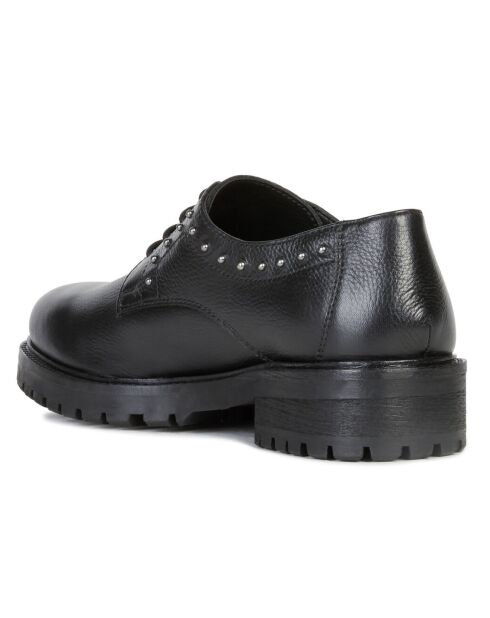 Derbies en Cuir Stéphanie noires