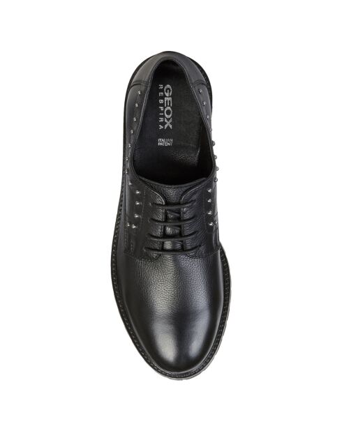 Derbies en Cuir Stéphanie noires