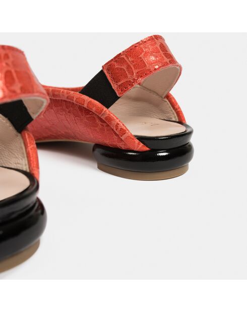 Ballerine Want U Back in pelle rossa