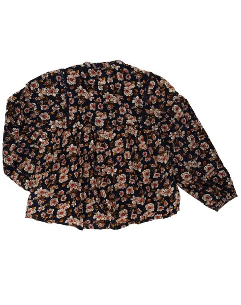 Chemise Tess imprimé fleuri marine/multicolore