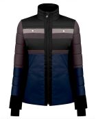 Veste de ski 2 en 1 noir/marron/bleu/taupe