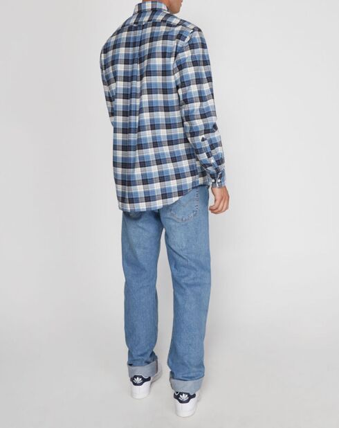 Chemise Comfort Fit Pb à carreaux Caligraphe bleu/blanc/noir