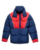 Doudoune Vicky Puffy bleu/rouge