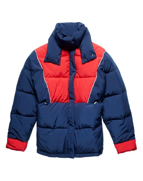 Doudoune Vicky Puffy bleu/rouge