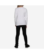 T-Shirt en Coton Chat blanc