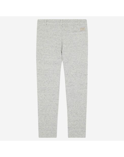 Pantalon façon jogging gris