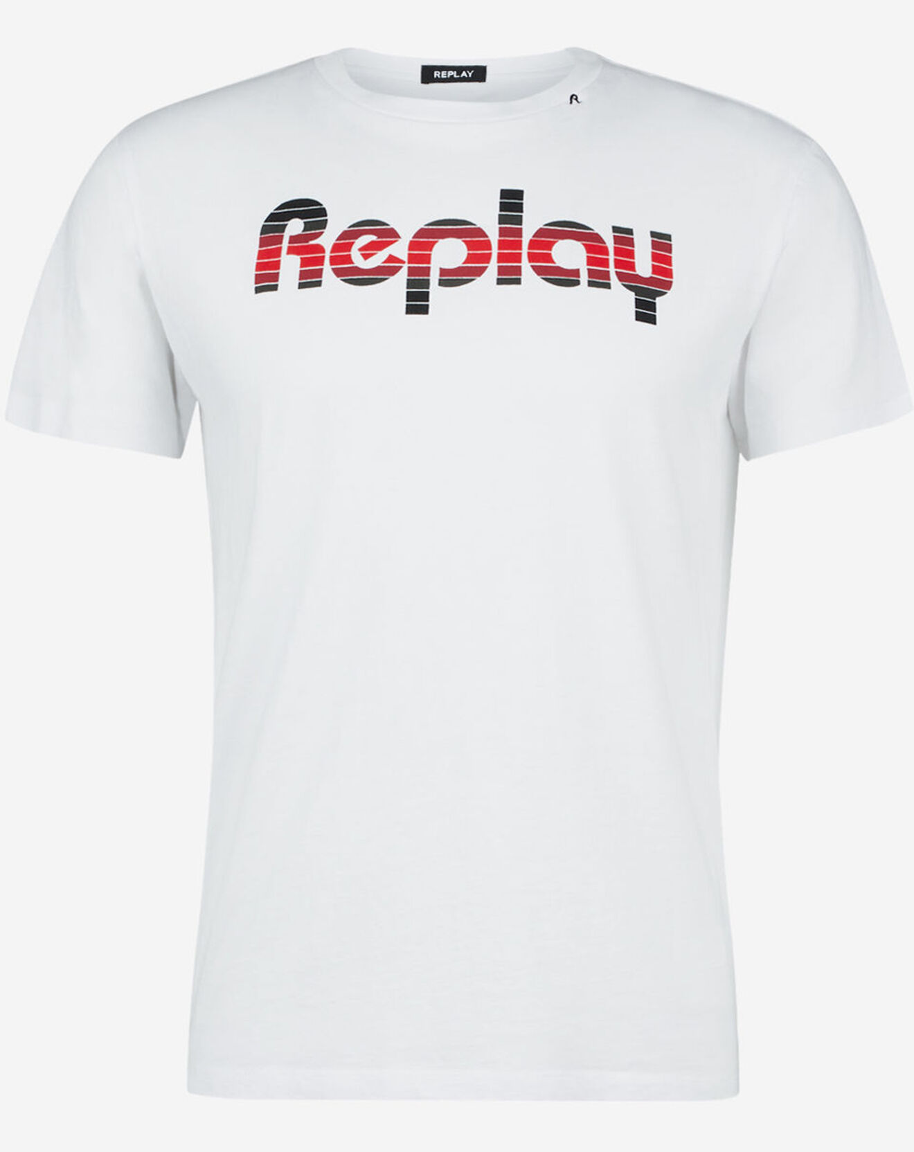 【REPLAY】★Centre Logo T-Shirt★ Replay | Centre Logo T-Shirt | T-shirts coupe régulière