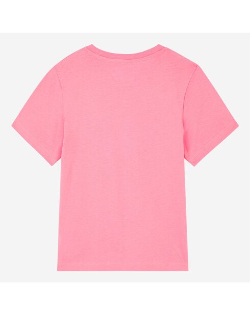 T-Shirt en Coton Logo basic rose