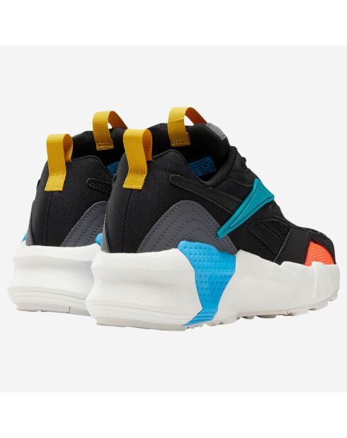Baskets Aztrek Double Mix P noir/turquoise/orange