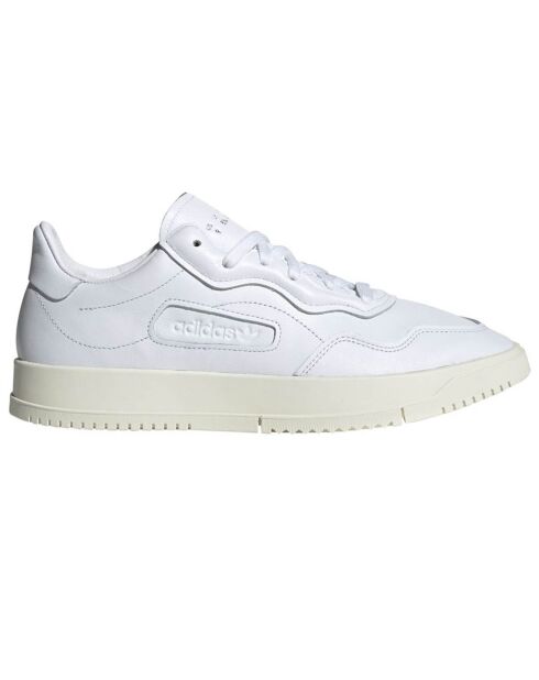 Baskets en Cuir Supercourt Premiere blanches