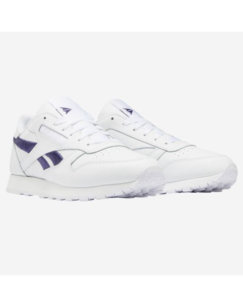 Baskets en Cuir Cl Lthr Bicolore blanc/bleu