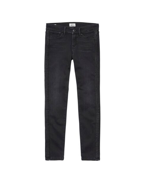 Jean skinny détail côté gris foncé
