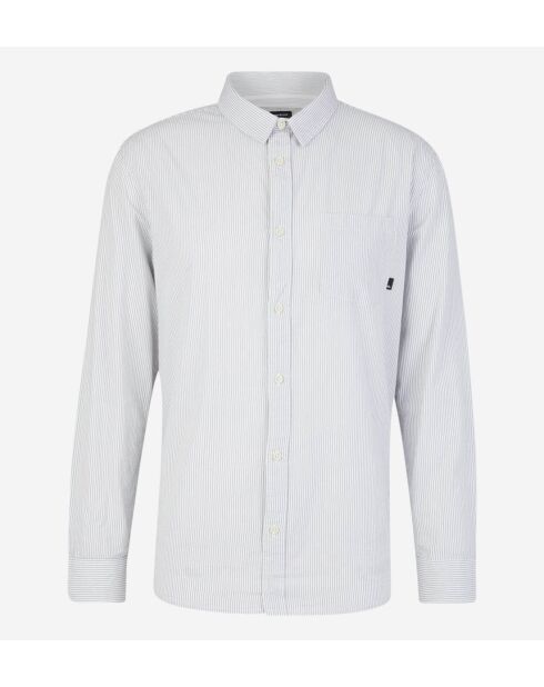 Chemise slim Everyday rayures blanc/bleu