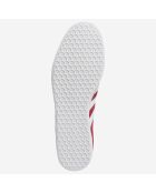 Sneakers Gazelle in pelle bordeaux