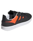 Baskets en Cuir & Mesh Sobakov P94 noir/orange