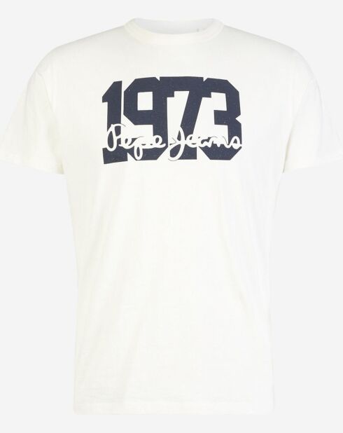 T-Shirt Kurt 1973 blanc