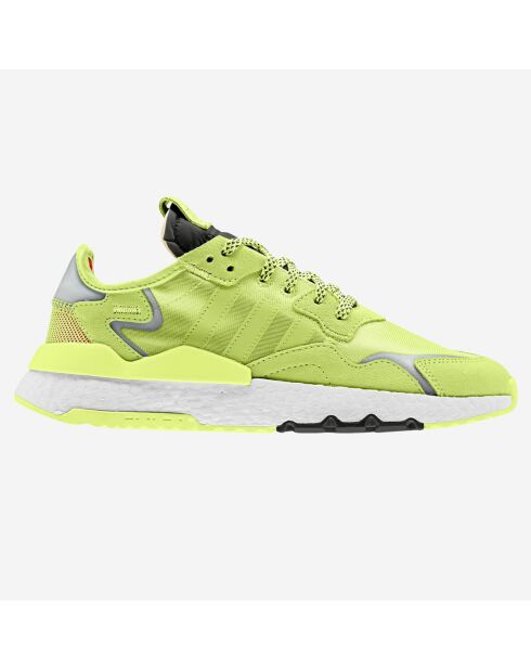 Baskets en Cuir & Mesh Nite Jogger W jaunes