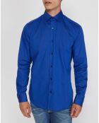 Chemise Regular Fit Fil à Fil bleue