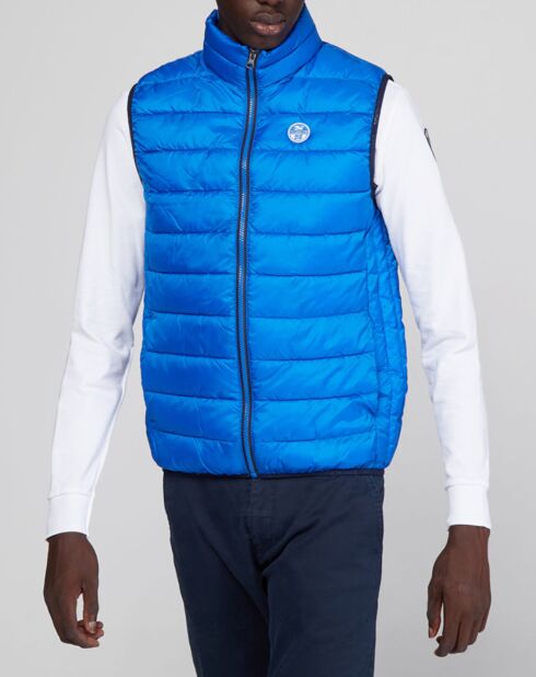 Doudoune light Skye Vest recyclée bleue