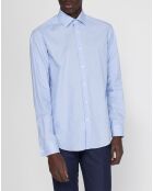 Chemise Regular Fit Micro Vichy bleu ciel