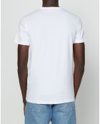 T-Shirt Rock Fluo blanc