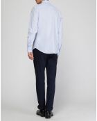 Chemise droite Popeline bleu ciel