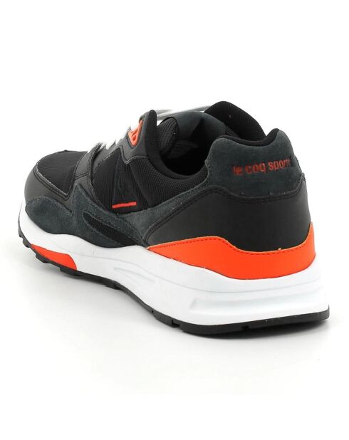 Baskets en Velours de Cuir & Mesh R800 Sport Op J3 noir/orange