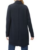 Cardigan long bleu marine