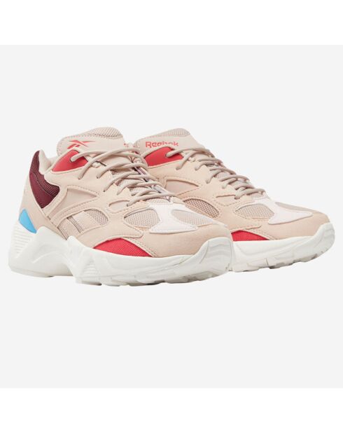Baskets Aztrek 96 rose/bordeaux/ciel