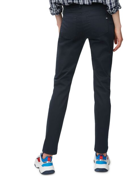 Pantalon slim stretch Alby bleu marine