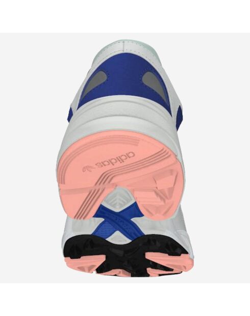 Baskets en Velours de Cuir & Mesh Yung-1 gris/bleu