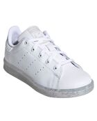 Baskets en Cuir Stan Smith Paillettes blanches