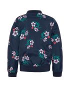 Bombers à fleurs marine