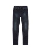 Jean skinny Pixelle taille haute bleu foncé