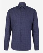 Chemise Regular Fit Dessin Cravate bleu marine
