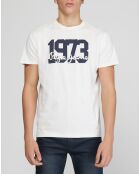 T-Shirt Kurt 1973 blanc