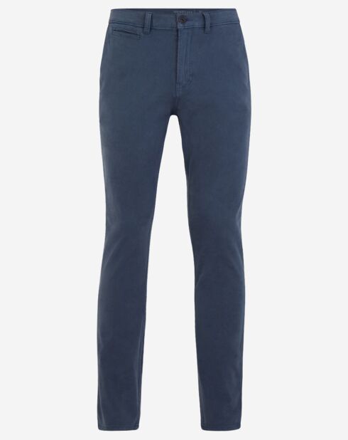 Pantalon chino Slim Krandi bleu