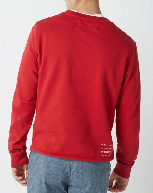 Sweat Logo rouge