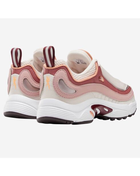 Baskets Daytona Dmx rose/blanc